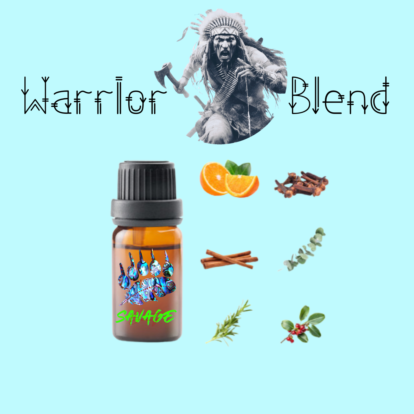 Essential oil “ Warrior “ Blend