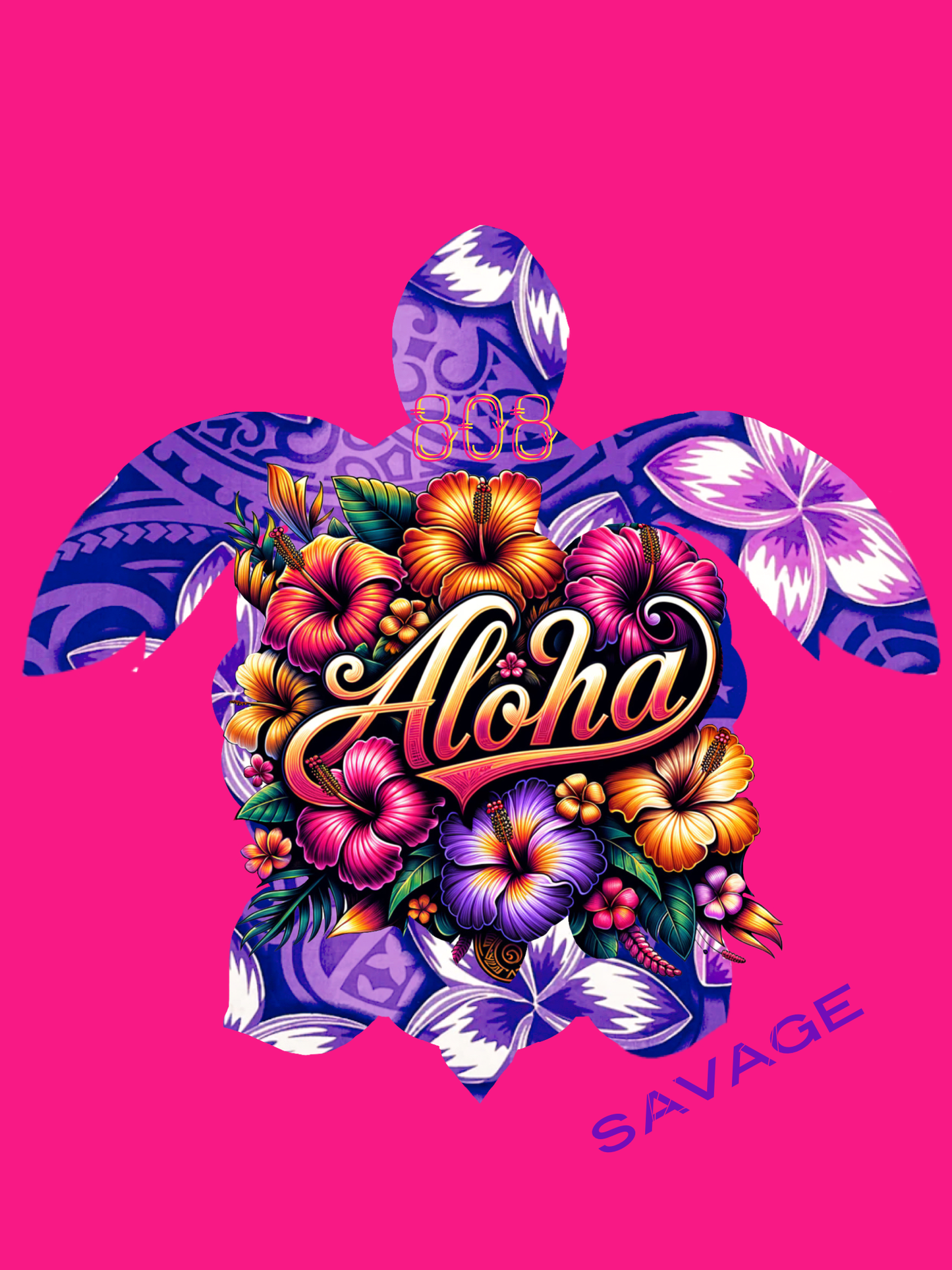 T-shirt aloha 808